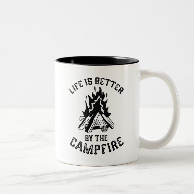 Campfire Two-Tone Coffee Mug (Right)