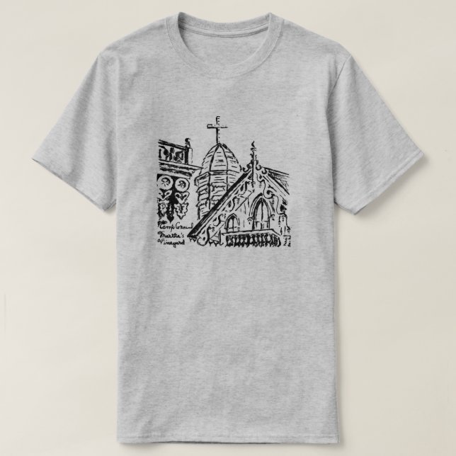 Campground Motif by Babbie - Martha's Vineyard T-Shirt (Design Front)