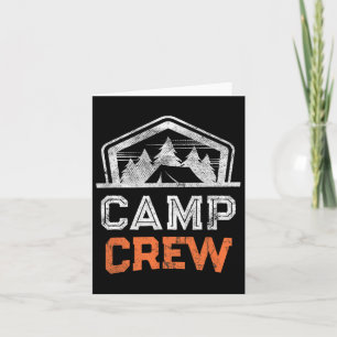 Campground Staff Camp Crew Summer Cousins Camping  Card