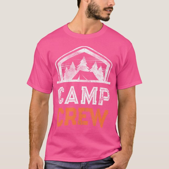 Campground Staff Camp Crew Summer Cousins Camping  T-Shirt (Front)