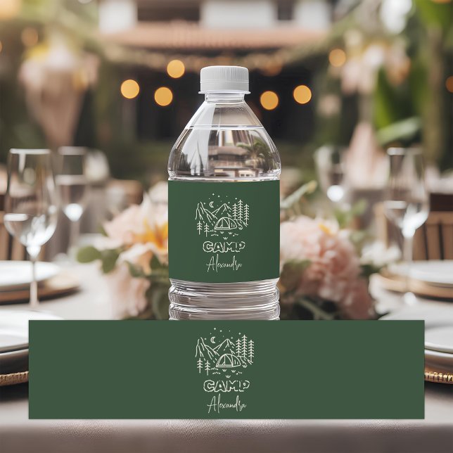 Campi Bachelorette Weekend Water Bottle Label (Creator Uploaded)