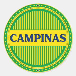 Campinas City Pride – Brazilian Identity Classic Round Sticker