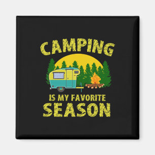 Camping 365 Camping Is My Favourite Season Funny C Magnet