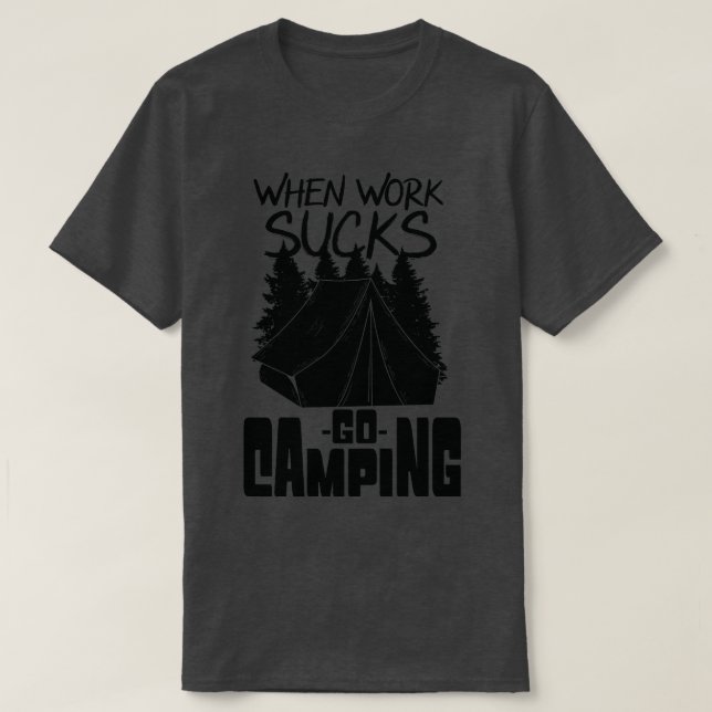 Camping 5 T-Shirt (Design Front)