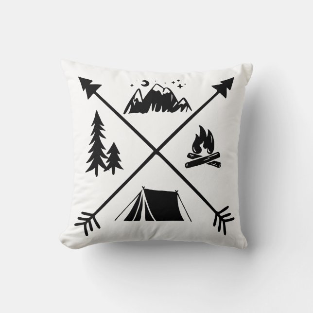 Camping Adventure Cushion (Front)