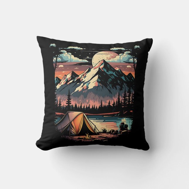Camping Adventure Cushion (Front)