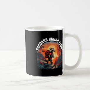 Camping Adventure Nature Racoon Hiking Mountains Coffee Mug
