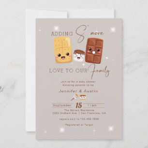 Camping Adventure Rustic Baby Shower Invitation
