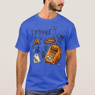 Camping adventure travel travel combination  T-Shirt