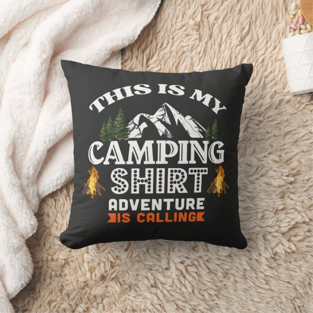 Camping Adventures Cushion (Blanket)