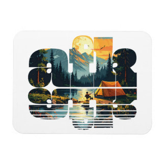 Camping afk Flex Magnet