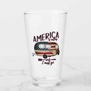 Camping America Is Calling And I must Go Glass