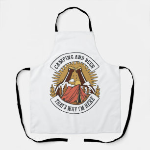 Camping and Beer Apron