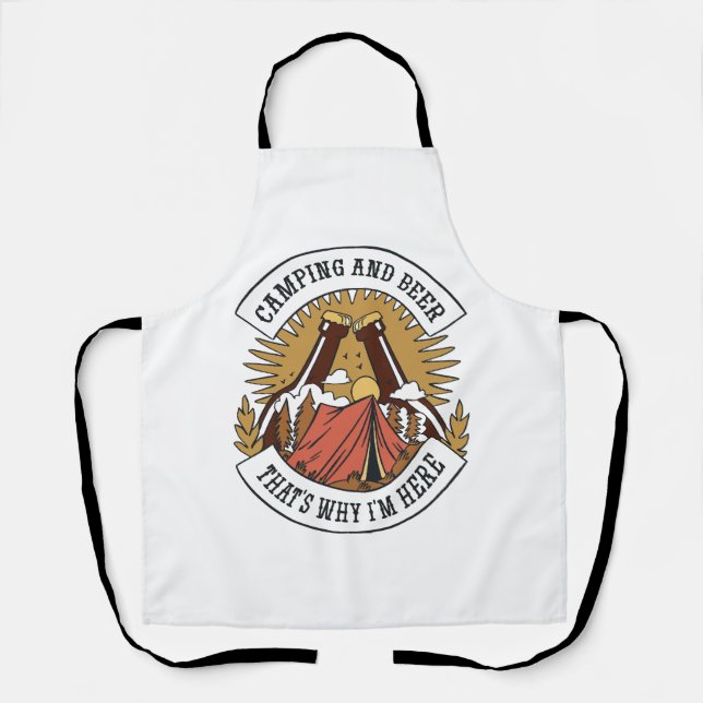Camping and Beer Apron (Front)