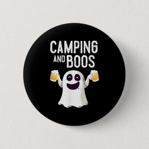 Camping And Boos Camping Halloween Costume For Men 6 Cm Round Badge