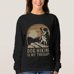 Camping And Dogs Are My Therapy Funny Dog Dad, Pup Sweatshirt