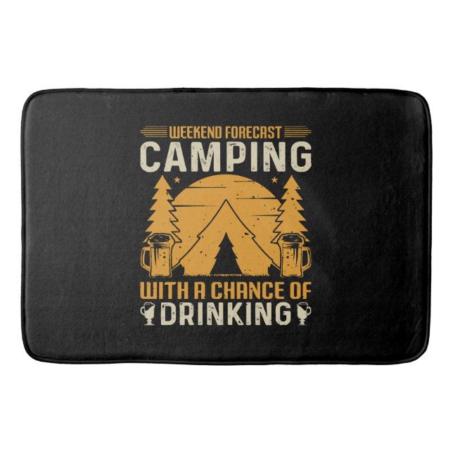 Camping and drinking bath mat (Front)