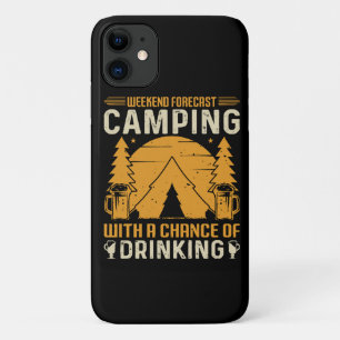 Camping and drinking iPhone 11 case