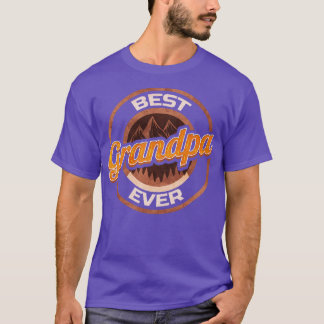 Camping And Hiking Best Grandpa Ever Grandpa  T-Shirt