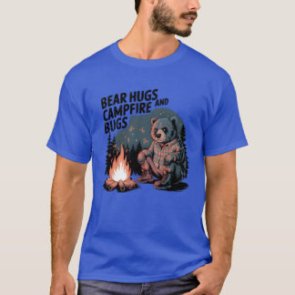 Camping Animal Bear Funnyshirt Design funny T-Shirt