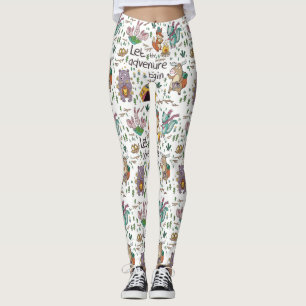 Camping Animals Leggings