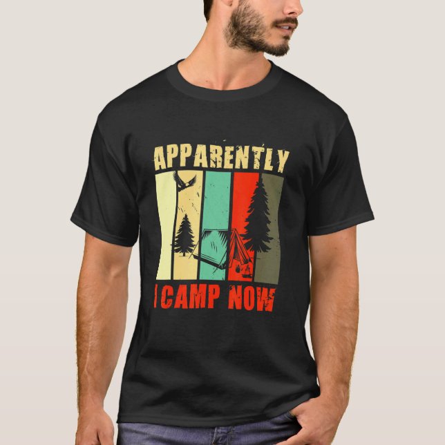 Camping Apparently I Camp Now  Essential T-Shirt (Front)