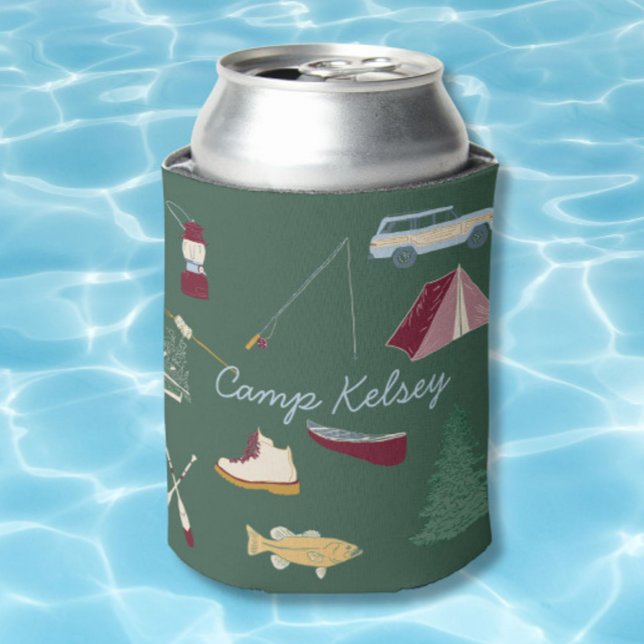 Camping Bachelorette   Can Cooler (Creator Uploaded)