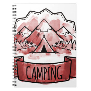 Camping Badge Notebook