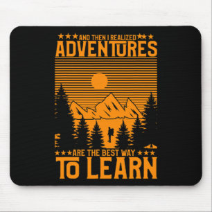 Camping Biking Nature Climbing Outdoor Mountain Hi Mouse Pad