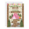 Camping Birthday Party Invitation Invite Girl