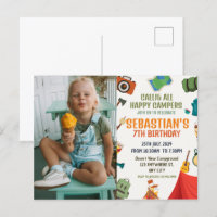 Camping Birthday Party Photo