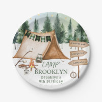 Camping Bonfire Campfire S'mores Birthday Outdoor