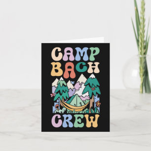 Camping Bridal Party Camp Bachelorette Camp Bach C Card