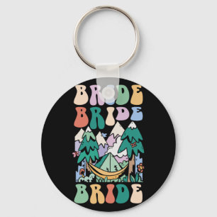 Camping Bridal Party Camp Bachelorette Camp Bride Key Ring