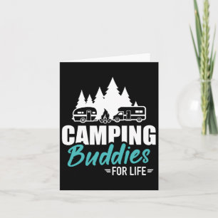 Camping Buddies For Life Caravan Trailer Rv Card