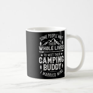 Camping Buddy Married Mine T Shirt Men Husband Wif Coffee Mug