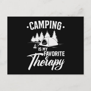 Camping Camp Camper Campfire Funny Gift Idea Postcard