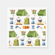 Camping Camp Tent Birthday Party