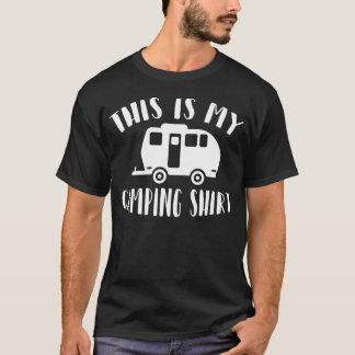 Camping Camper Camper Caravan girl T-Shirt