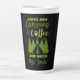Camping Camper Coffee Gift Latte Mug