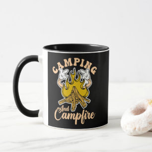 Camping & Campfire – Cool Camping Outdoorsy Camp Mug