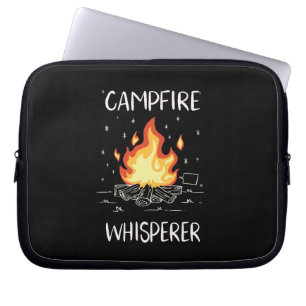 Camping Campfire Laptop Sleeve