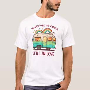 camping campfire mountains wanderlust, hiking T-Shirt