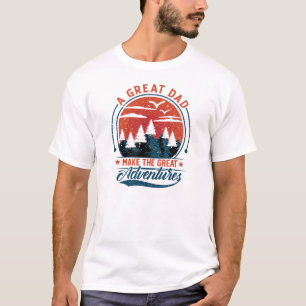 camping campfire mountains wanderlust, hiking T-Shirt