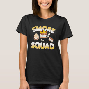 Camping Campfire Outdoor Friends Smores Smore Squa T-Shirt