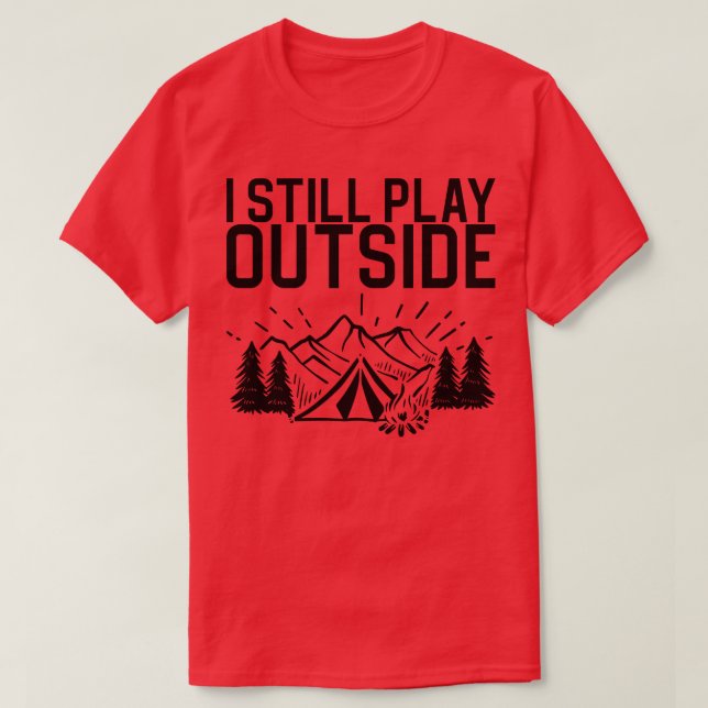 Camping Campfire Tent 2 T-Shirt (Design Front)