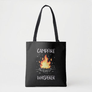 Camping Campfire Tote Bag