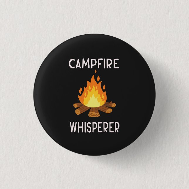 Camping - Campfire Whisperer 3 Cm Round Badge (Front)