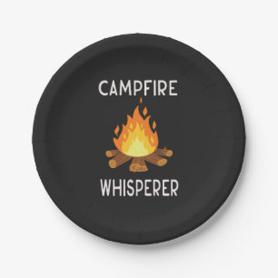 Camping - Campfire Whisperer Paper Plate