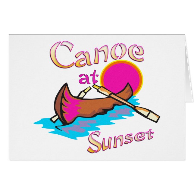 Camping Canoe (Front Horizontal)